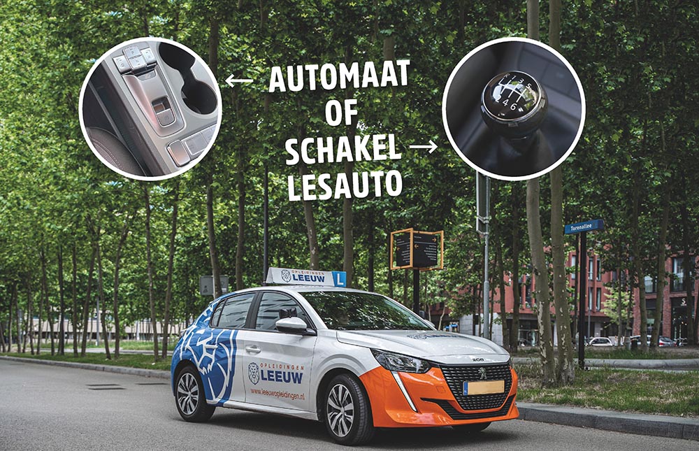 Kies je voor een automaat of schakel lesauto